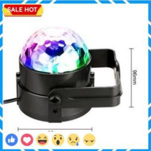 💕FREESHIP💕 Đèn Led Xoay Trang Trí 7 Màu Cảm Ứng Xoay Theo Nhạc, Đèn Led Xoay Vũ Trường, Bar, Sân Khấu Dành Cho Dân Bay