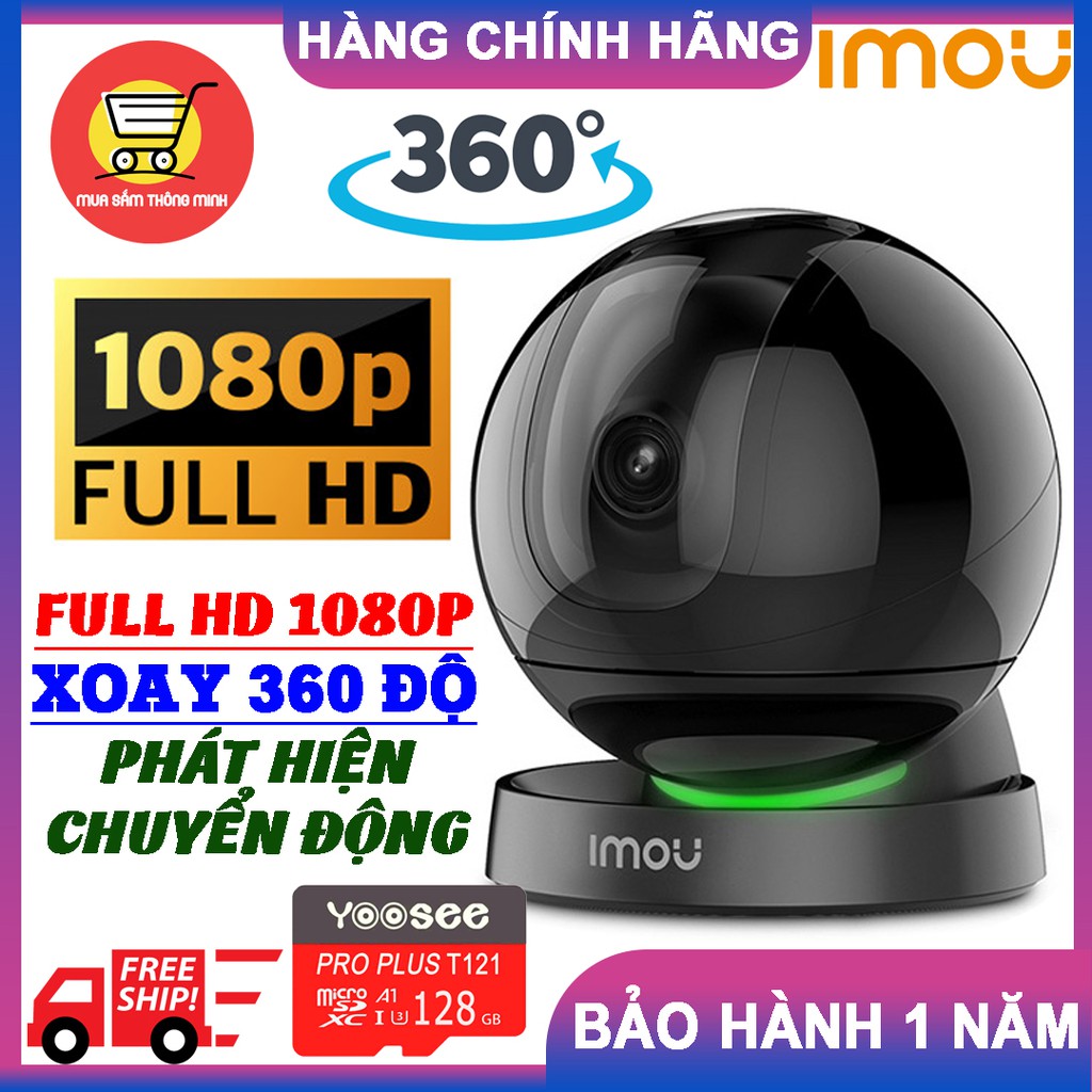 [CHÍNH HÃNG] Camera WIFI IMOU A26HP Quay 360 độ, Full HD 1080p, Phát hiện chuyển động