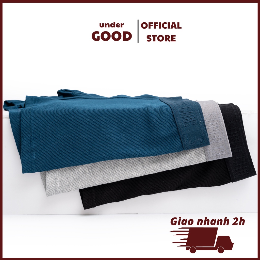 Combo 3 quần sịp nam vải sợi tăm mát mịn, thoáng khí, dễ chịu, mặc như không mặc/ UnderGOOD