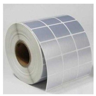 Giấy in mã vạch xi bạc 35x22 mm, cuộn 50m, 3 tem/hàng