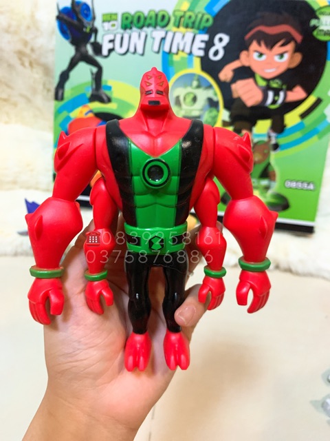 Bộ ben10 Mô Hình 5 Nhân Vật (size TO)