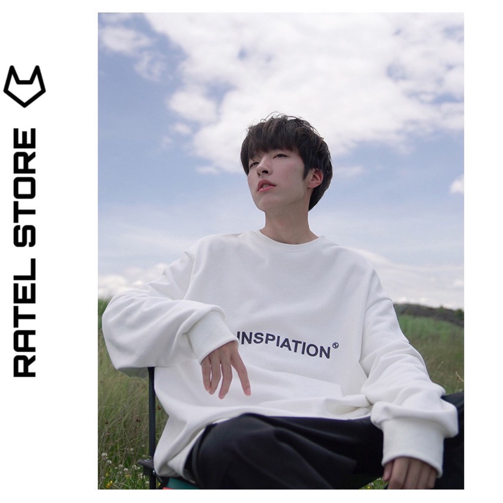 Áo Sweater Kansai Local Brand Nỉ Bông Nam Nữ E-INSPIATION (R) Unisex Form Rộng