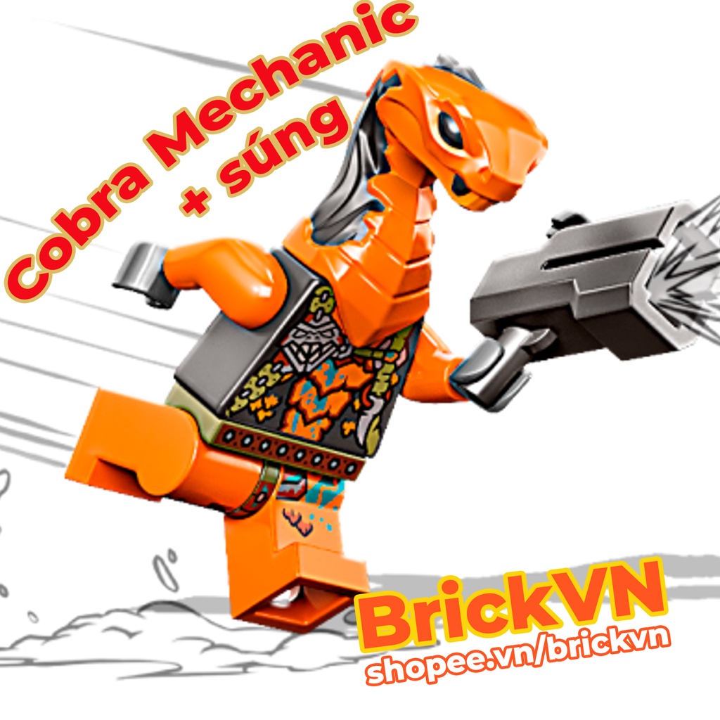Nhân vật LEGO Ninjago Minifigures: Rắn Cobra Mechanic