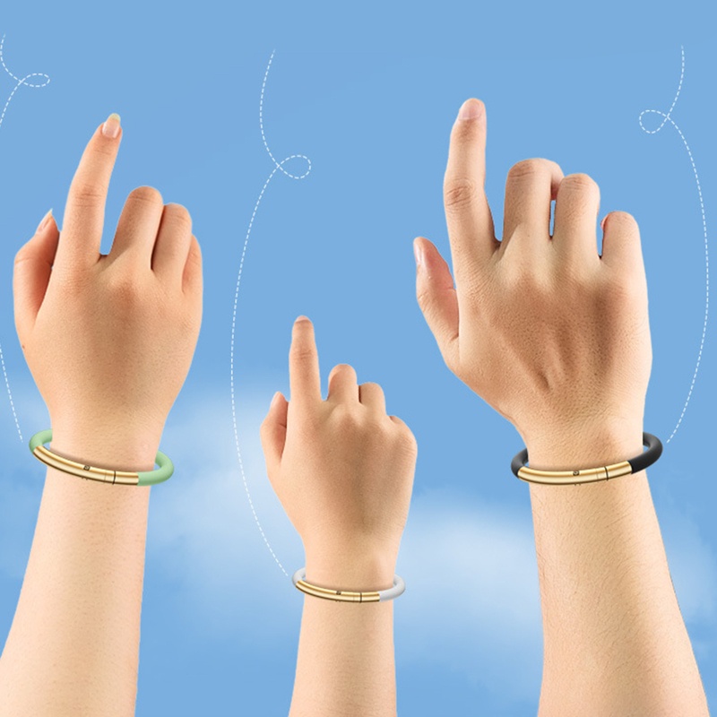 Đồng Hồ Đuổi Muỗi / Côn Trùng Bằng Silicone Trọng Lượng Nhẹ Dành Cho Trẻ Em