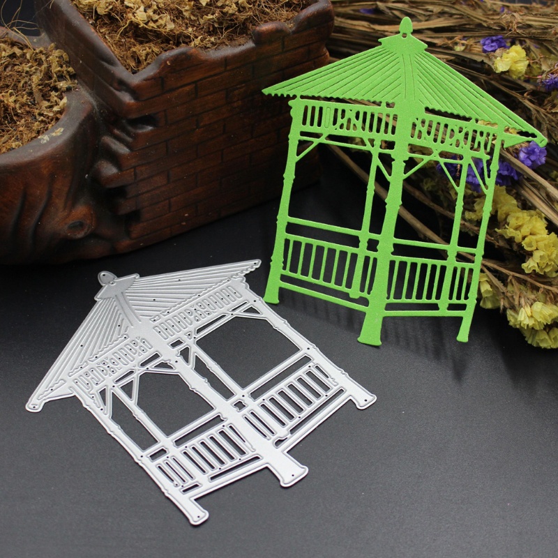 Khuôn Cắt Giấy Bằng Thép Không Gỉ Tạo Họa Tiết Nổi Dùng Trang Trí Thiệp / Scrapbook