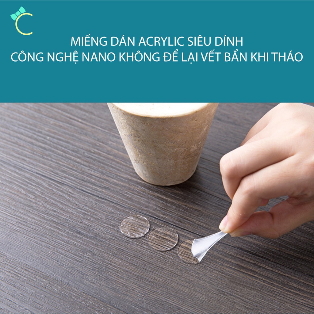 Combo 30 miếng keo dán acrylic công nhệ nano siêu dính - Cami - CMPK138