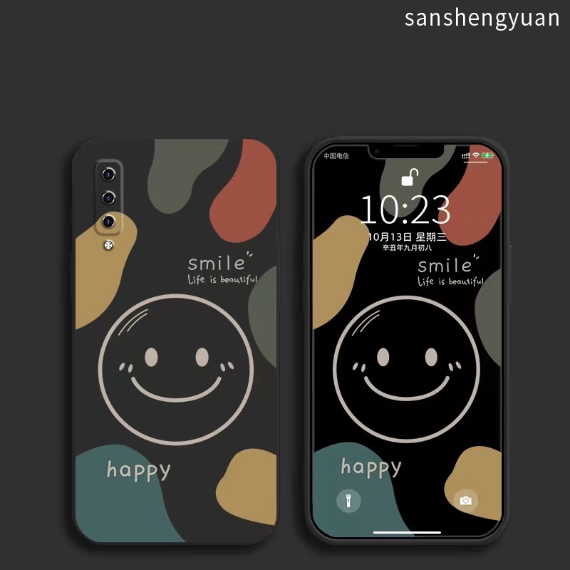 Ốp Điện Thoại Bằng Silicone Màu Trơn Cho SAMSUNG A7 2018 A750 SAMSUNG A50 SAMSUNG A70 SAMSUNG A30S A50S