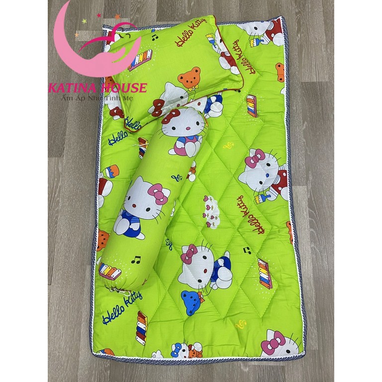 [G02] Bộ nệm gối cho bé đi học 65x110cm ❤️ hàng loại 1 ❤️ Gối nệm cho bé đi học mẫu giáo S017