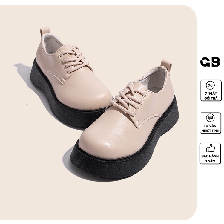 [Mã WABRMH99 giảm 12% đơn 99K]Giày Oxford Nữ Cổ Thấp Đế Dày 3 cm Thời Trang giayBOM B1640