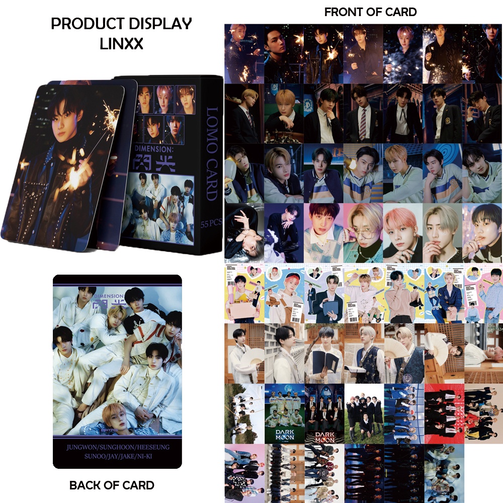 Set 55 Tấm Thẻ Ảnh Lomo Các Thành Viên Nhóm Nhạc Kpop
