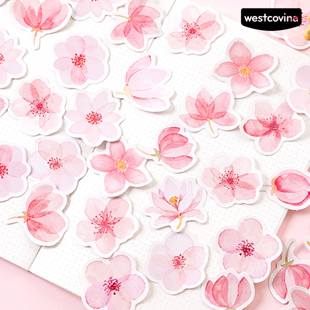 [Hot]✍45 Miếng Dán Hình Hoa Anh Đào
