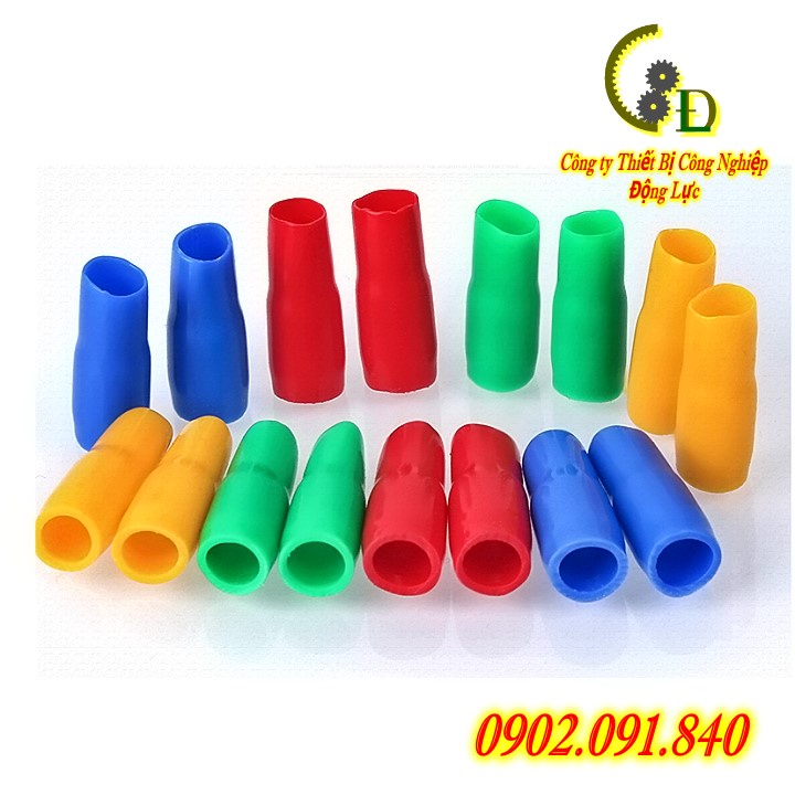 Mũ chụp đầu cos bằng nhựa V6 100cái ✴️ bọc đầu cosse, chụp cốt cách điện