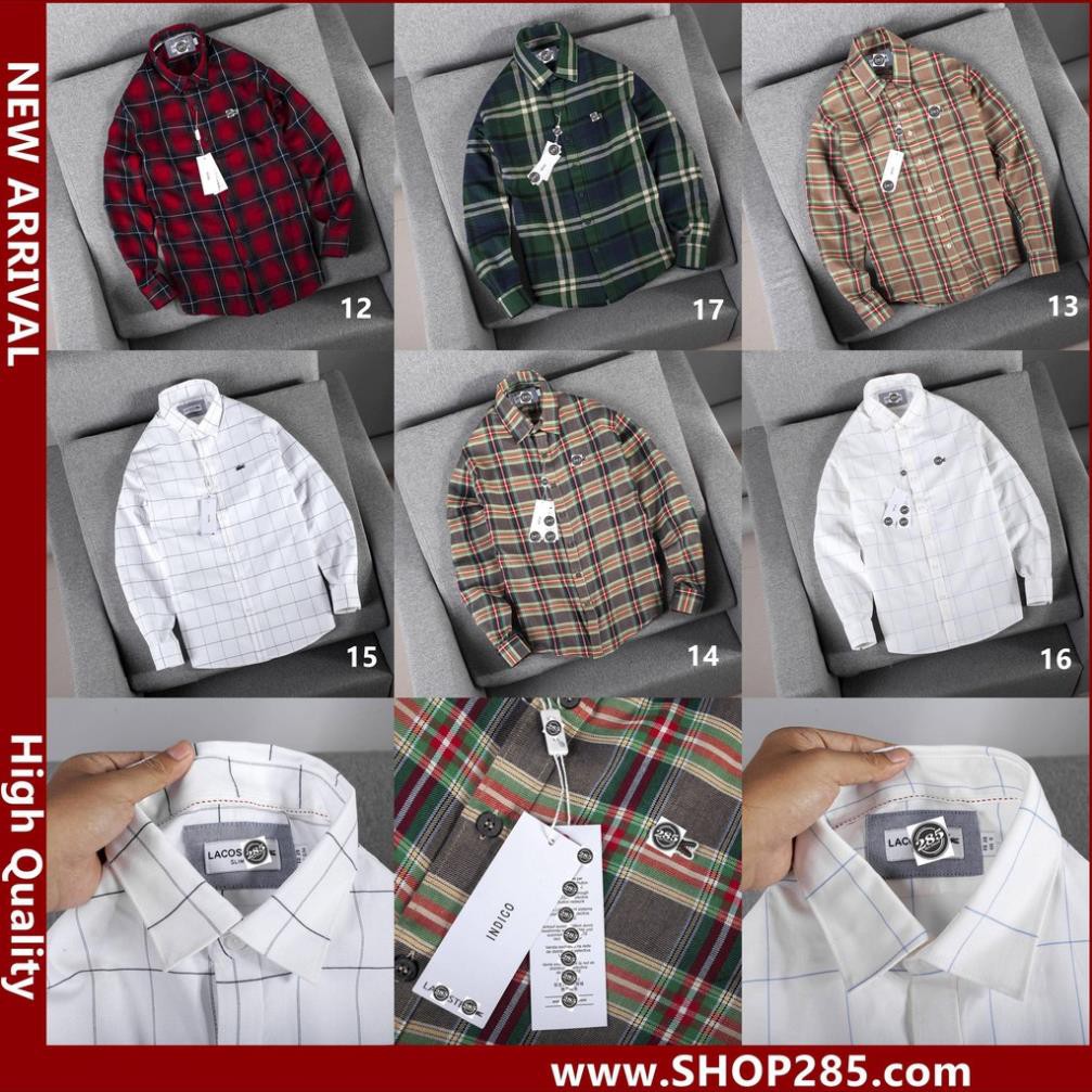 SMLC1 - Sơmi nam tay dài Caro - Áo sơmi nam SLimFit - 6 màu mặc TếT cực đẹp ! | BigBuy360 - bigbuy360.vn