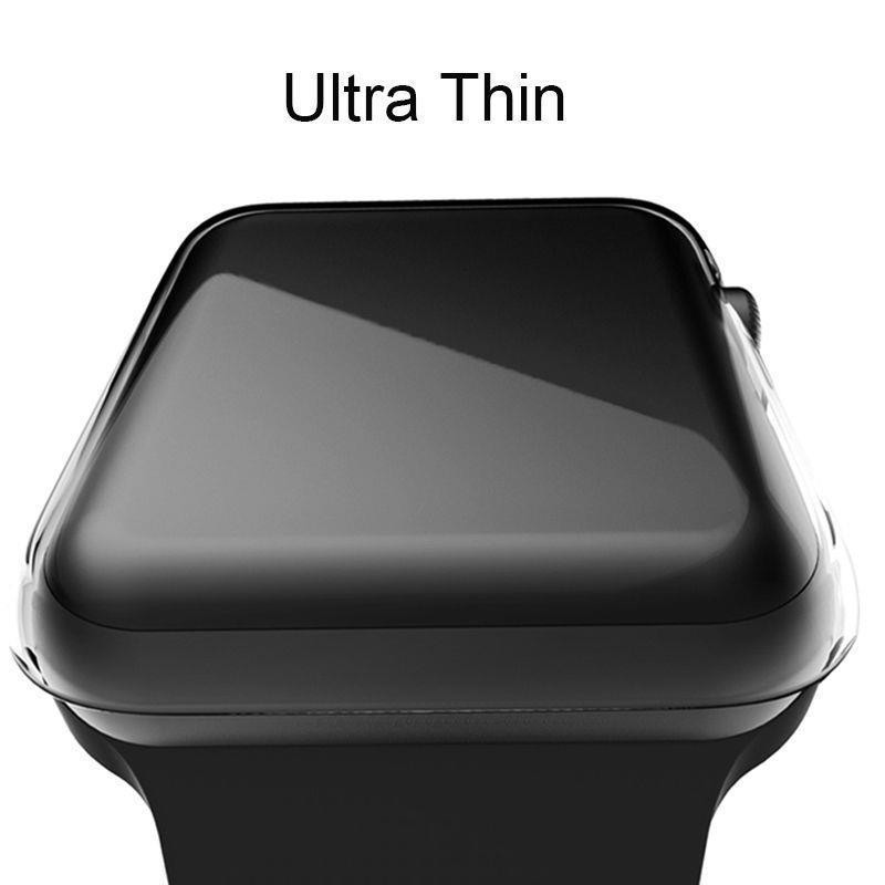 2 Vỏ Bảo Vệ Trong Suốt Cho Apple Watch 3 Iwatch 38mm 42mm