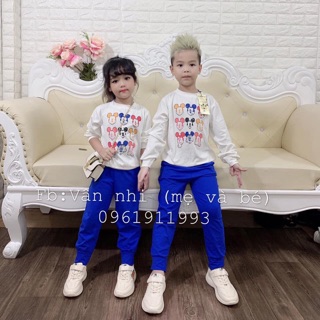 Set pull thể thao mickeyy cho bé trai/ bé gái
