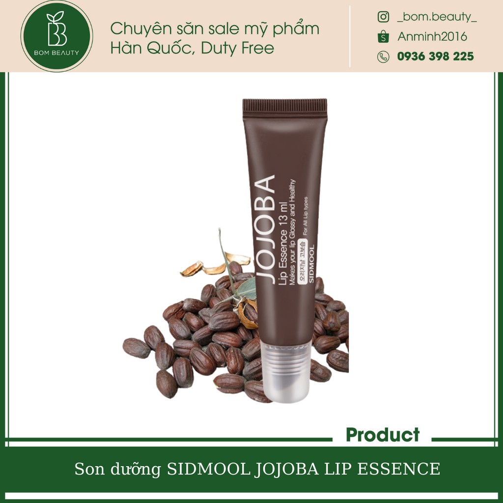 (#sidmool) Son dưỡng SIDMOOL JOJOBA LIP ESSENCE