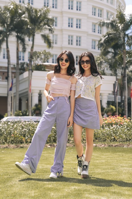 Quần ống suông chất nhung tăm Velvet SODA POP