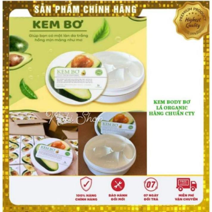 Kem dưỡng trắng BODY BƠ chính hãng Cty LÁ ORGANIC