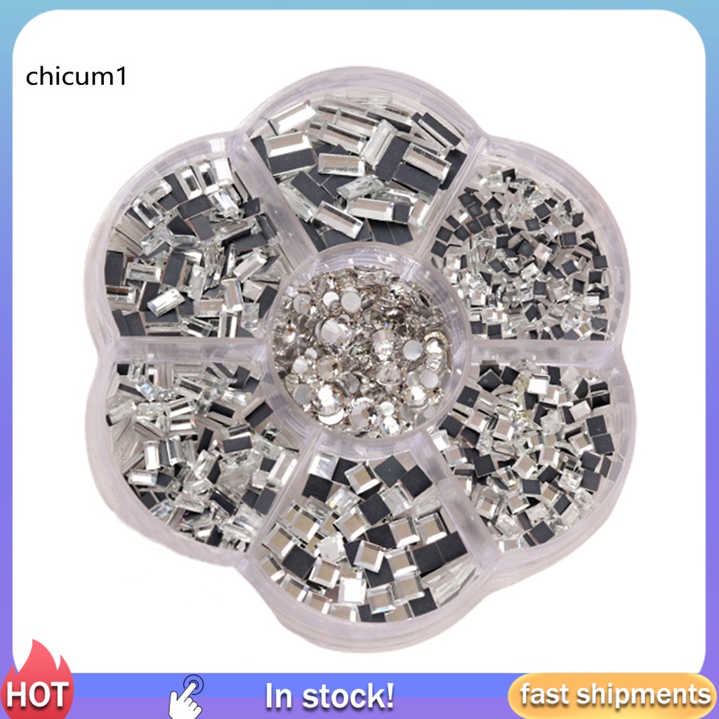 [Hàng mới về] Hộp phụ kiện đính móng trang trí nghệ thuật thời trang DIY