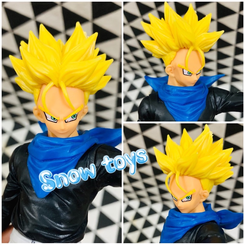 Mô hình Dragon Ball - mô hình nhân vật trunk 2 đầu, có thể đổi đầu cho nhau - Cao 19cm