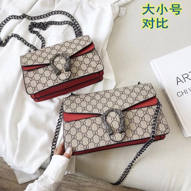 Túi da quảng châu chữ G đầu rồng sang chảnh - TS132 | BigBuy360 - bigbuy360.vn