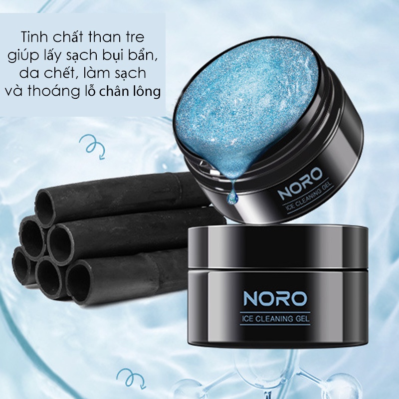 Gel tẩy da chết Noro tinh thể đá dưỡng ẩm làm sạch kiểm soát dầu giúp trẻ hóa làn da 65ml HTTBC7 | BigBuy360 - bigbuy360.vn