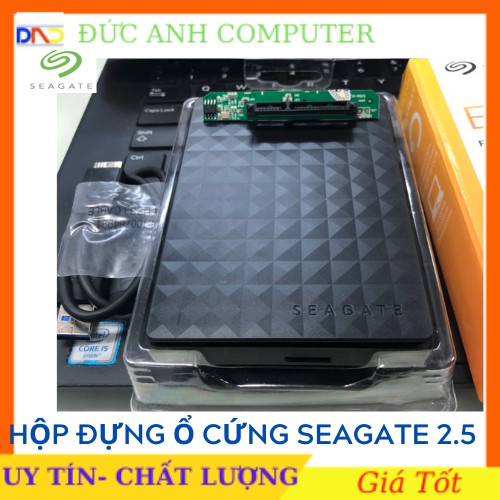 Box gắn HDD Seagate Chuẩn Sata 2.5 - Usb 3.0 nhựa màu đen