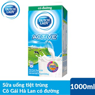 [FREESHIP 99K TOÀN QUỐC Sữa uống tiệt trùng Cô Gái Hà Lan có đường 1000ml