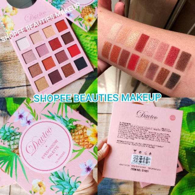 BẢNG PHẤN MẮT DAVIOO 16 Ô