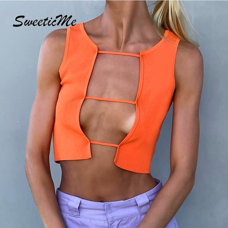 Áo Tank Top Không Tay Phong Cách Đường Phố Quyến Rũ Hàng Mới Dành Cho Nữ 2022
