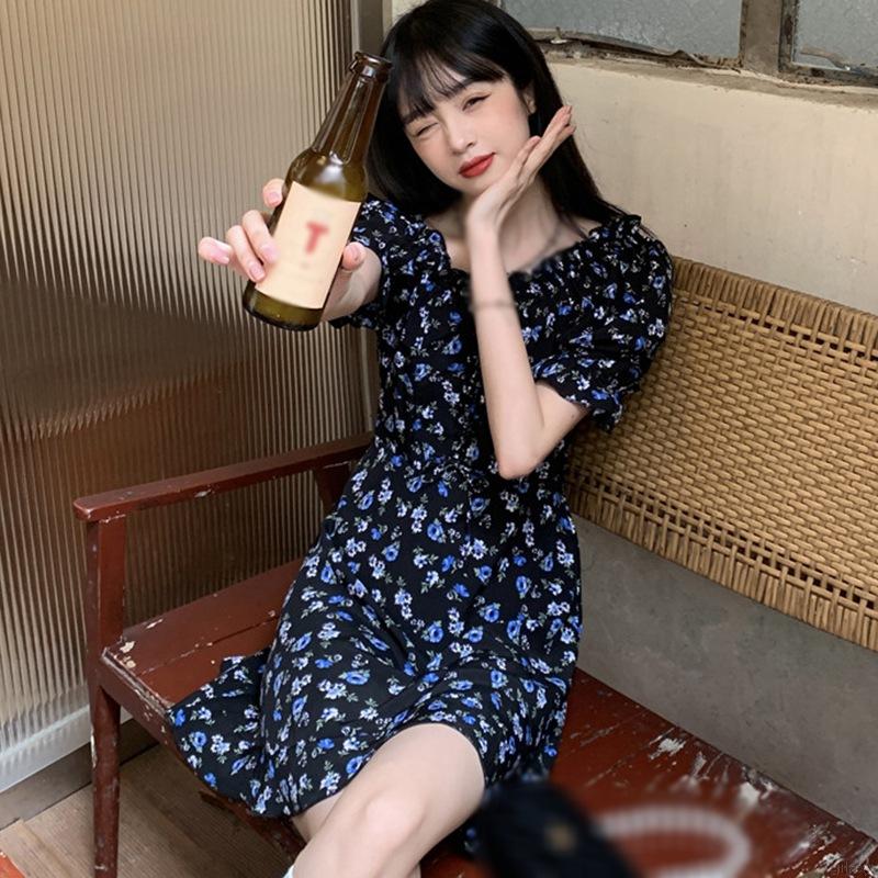 Đầm Hoa Tay Ngắn Thời Trang Dành Cho Nữ | BigBuy360 - bigbuy360.vn