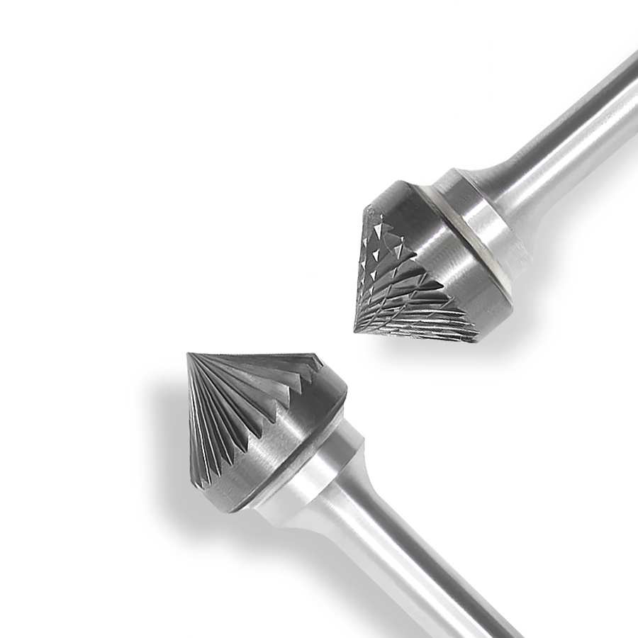 90° Đầu Mài Dạng Xoay Bằng Thép Tungsten Loại K 6mm