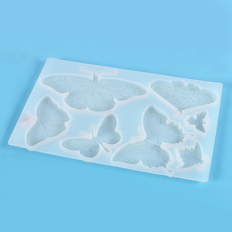 Khuôn Silicone Làm Mặt Dây Chuyền Hình Bươm Bướm
