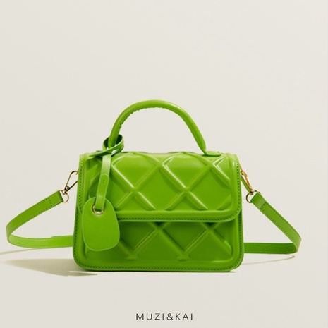 🌸Hàng Order🌸 Túi Xách Muzi&kai Chính Hãng Da Vân Họa Tiết Quai Da Kèm Phối Xích Quả Lắc Sang Chảnh Nữ Tính 🌸 Quảng Châu