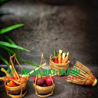 Mây tre trang trí, nơm nhí (mini) - Phụ kiện trang trí, chụp hình, nơm tre