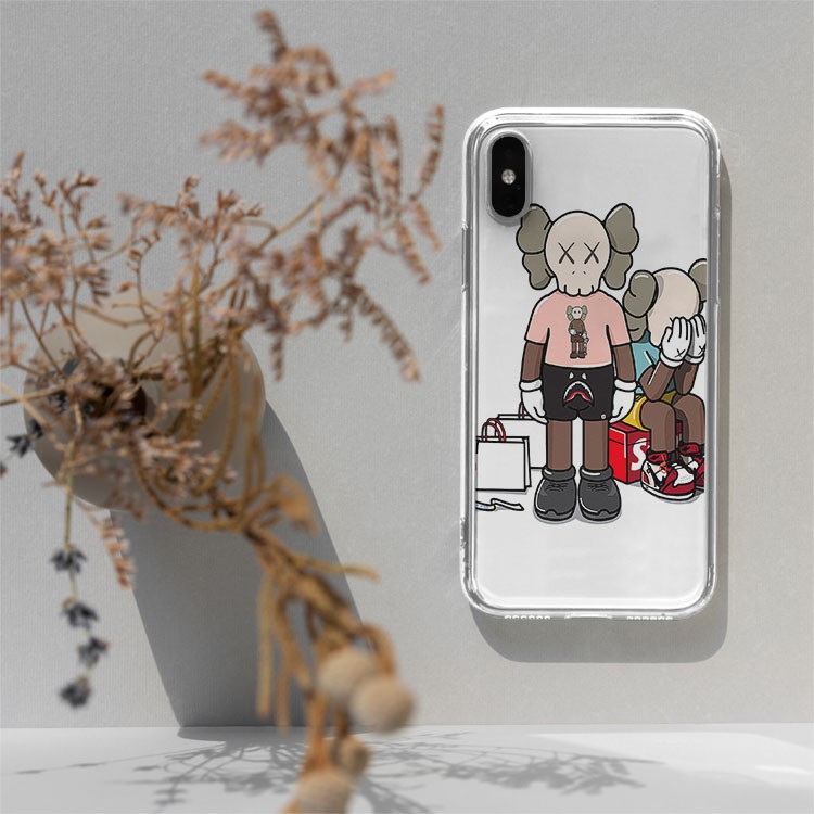 Ốp lưng ốp đt Kaws bape sticker  cho Iphone từ 6 đến 12 SUPPOD00093