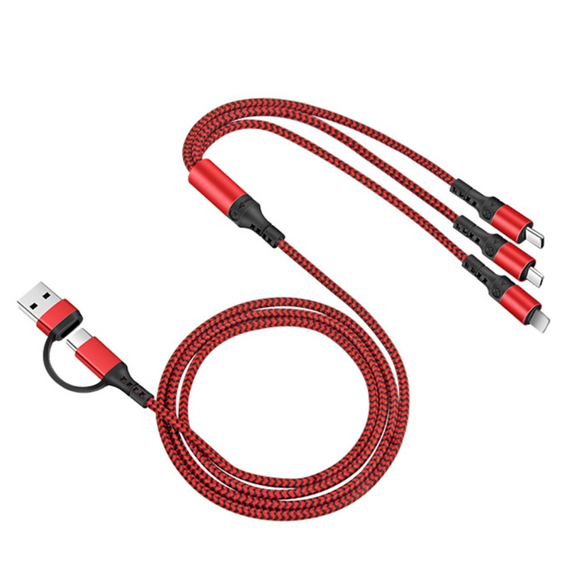 Dây Cáp Sạc Nhanh 200cm USB 3 1 Type C Sang Micro USB 8Pin PD Chuyên Dụng Cho Điện Thoại Di Động