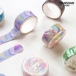 Cuộn 100 miếng dán chấm tròn trang trí scrapbook DIY
