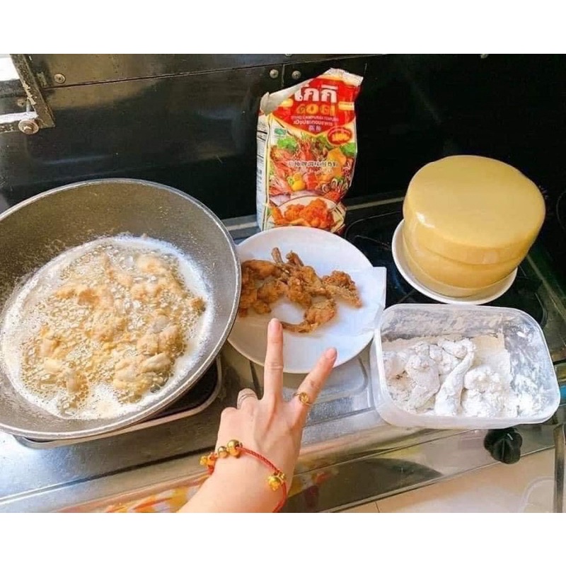 (date 08/2023)Bột Chiên Hải Sản GOGI Thái Lan 500g - Gia Vị Nấu Ăn Thần Thánh