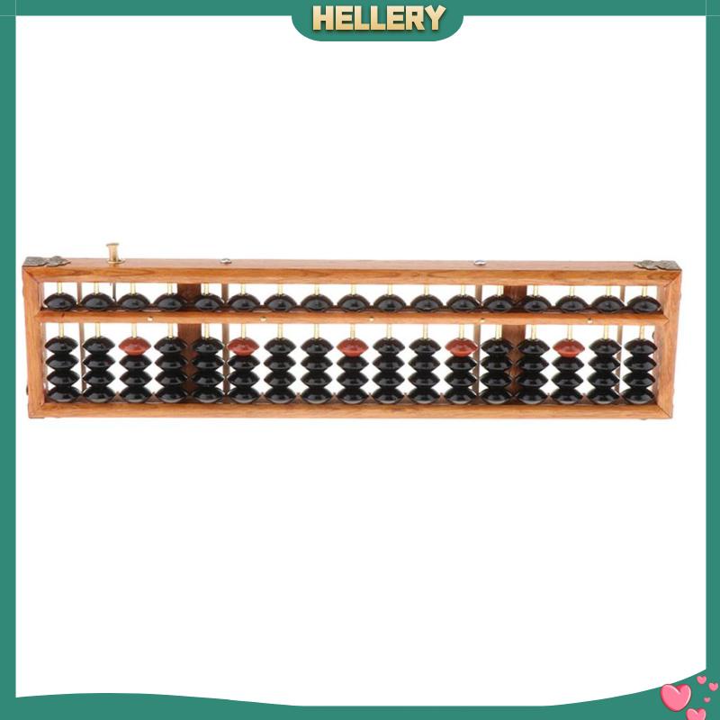 Bảng Tính Gỗ 17 Cột Màu Đen Dùng Học Toán Dành Cho Trẻ Em