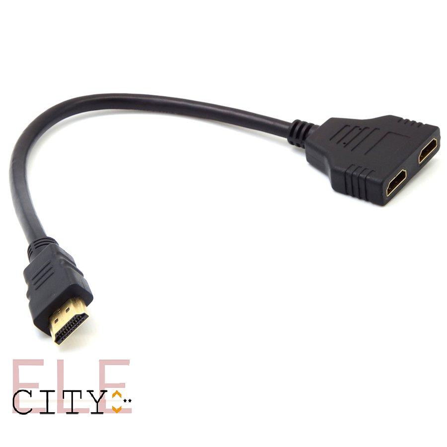 Cáp Chia 888ele 1080p Hdmi Sang 2 Female 1 In 2