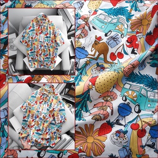 Áo sơ mi họa tiết tay ngắn mặc đi biển đi nhóm chất vải cotton linen siêu mềm , màu đẹp thấm hút tốt ❤️ SMEH5