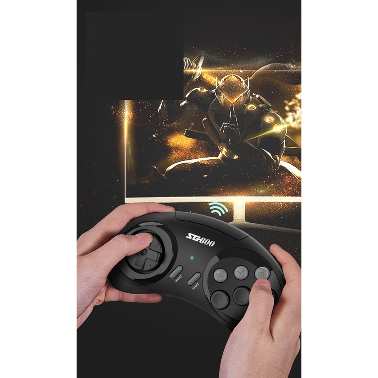 Máy chơi game SG800 CONSOLE – Kết nối cổng HDMI – Tay cầm không dây – Chơi game 16bit MEGA DRIVE, MEGA GENESIS mượt mà