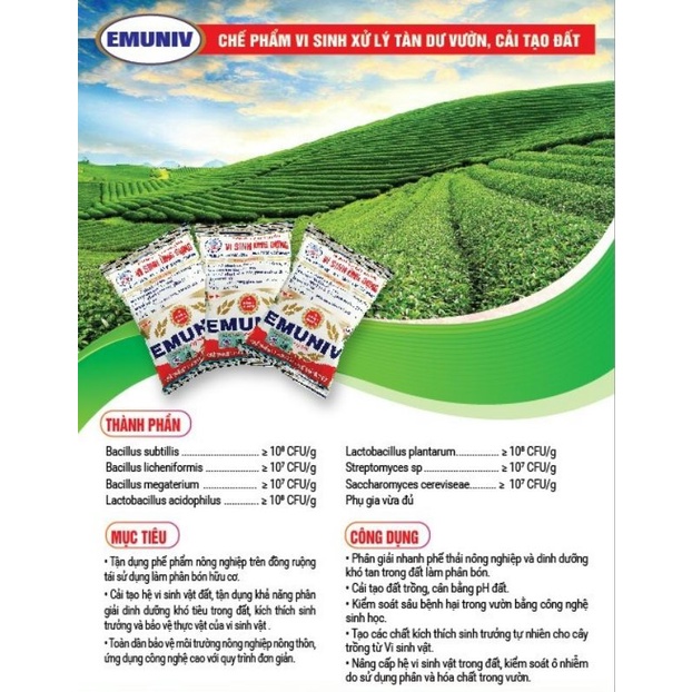 Chế phẩm vi sinh Emuniv 200g