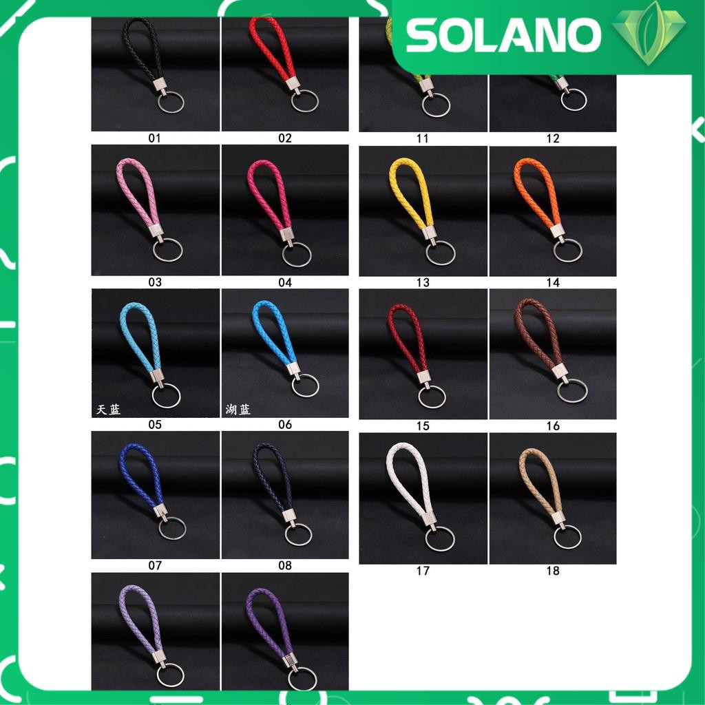 Móc khóa EDC SOLANO móc chìa khóa tết dây thủ công tinh tế có quai treo móc tiện dụng HG-001303