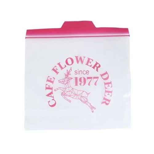 Daiso Túi trữ đông Cafe Flower Deer 169×160mm 15pcs