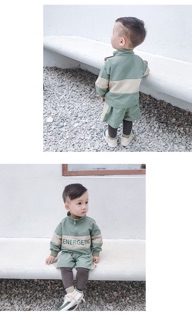 Set bộ thể thao phong cách cho bé trai