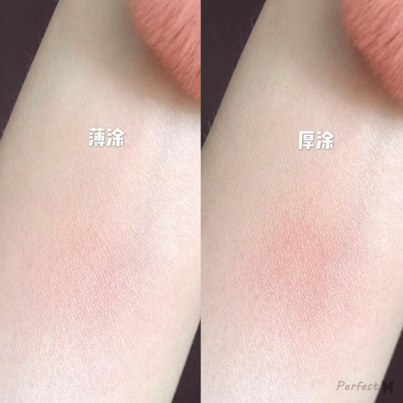Phấn Má Hồng Hiệu Ứng Lì Không Thấm Nước Tông Màu Cam Trang Điểm Tự Nhiên