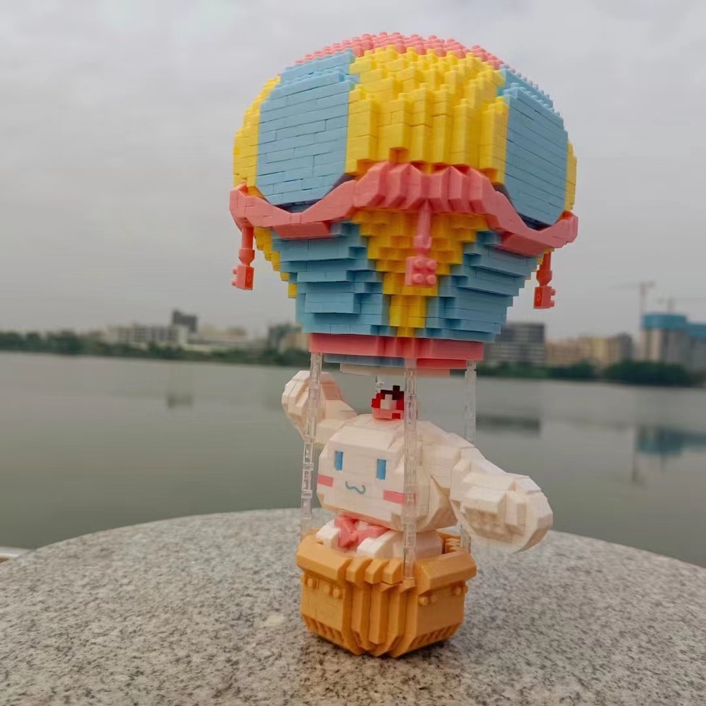 Bộ Đồ Chơi Xếp Hình Khinh Khí Cầu Mini Sáng Tạo Cho Bé