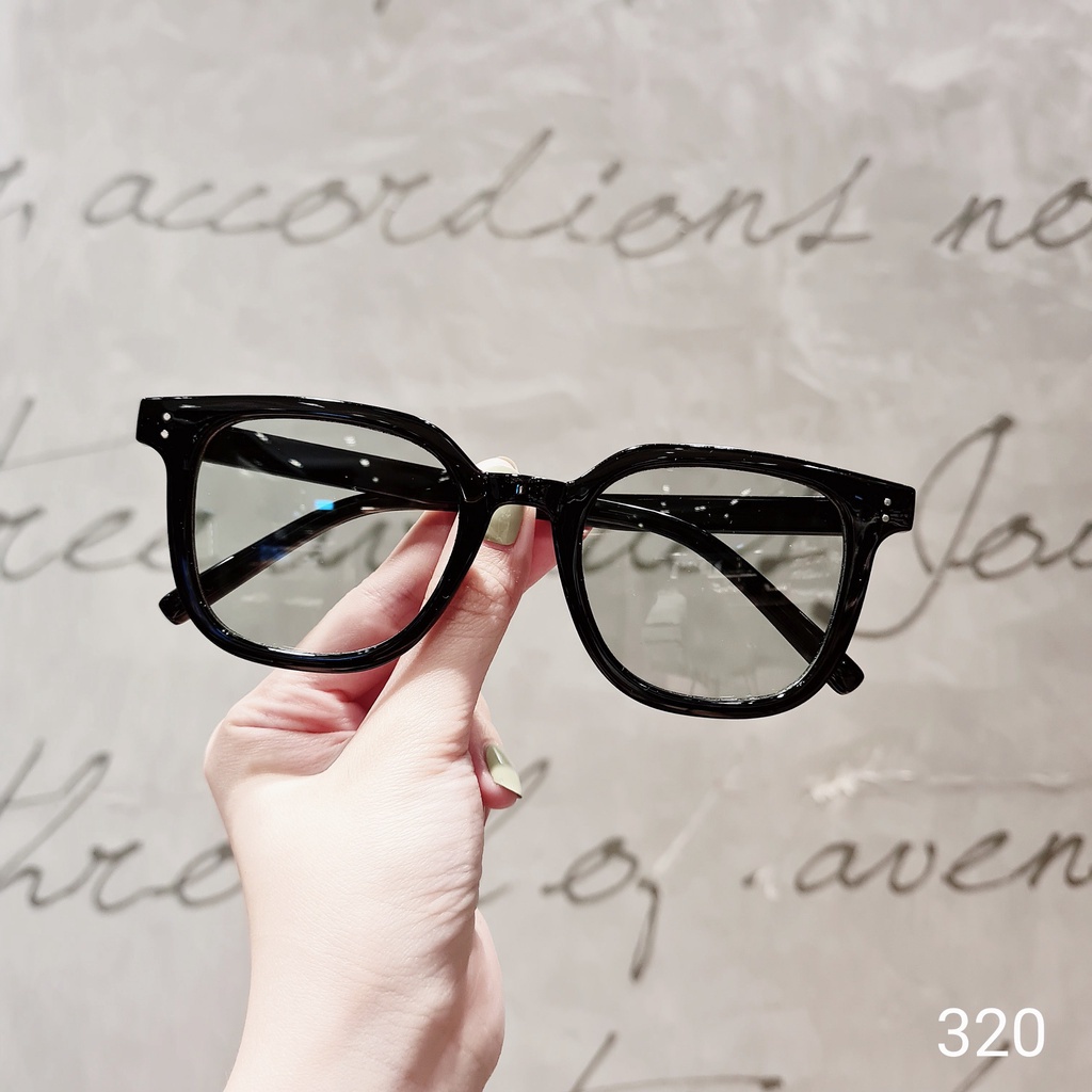 Kính mát nam nữ LILYEYEWEAR mắt vuông to chống UV400 chống bụi đi đường màu sắc thời trang hè kc320